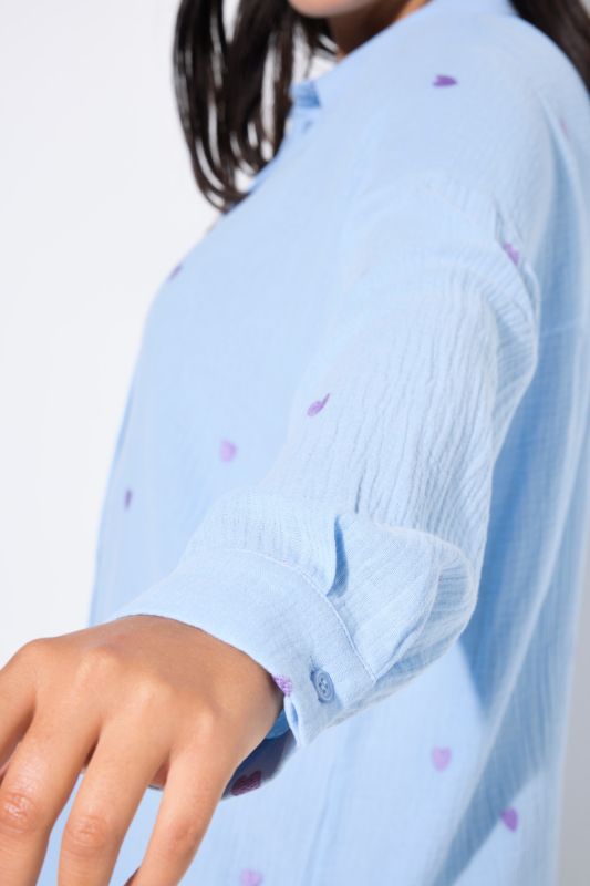 Oversized Embroidered Shirt