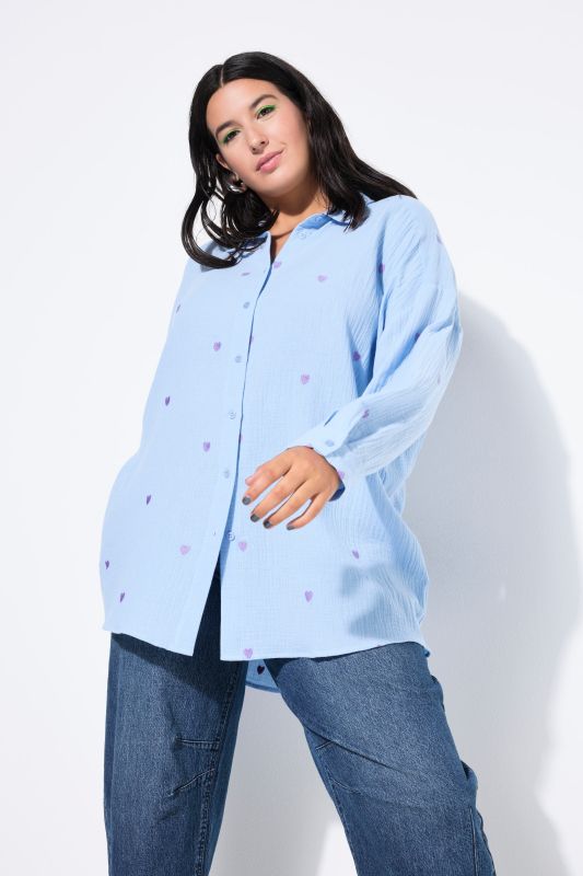 Oversized Embroidered Shirt