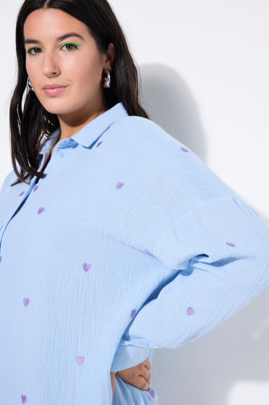 Oversized Embroidered Shirt