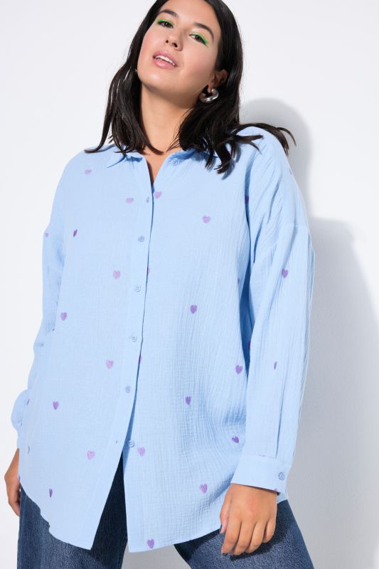 Oversized Embroidered Shirt