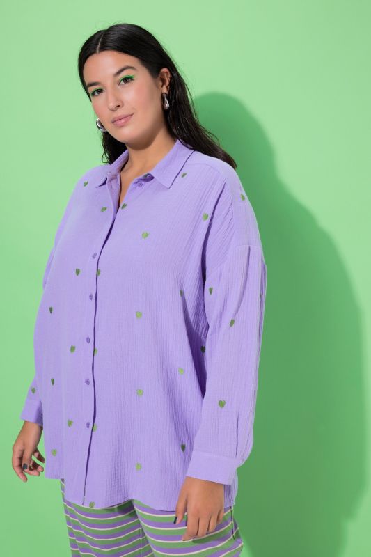 Oversized Embroidered Shirt