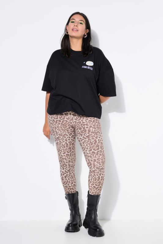 Leopard Print Cropped Leggings