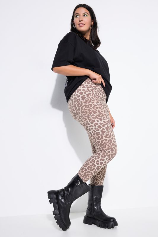 Leopard Print Cropped Leggings