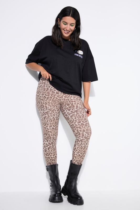 Leopard Print Cropped Leggings