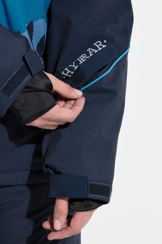 Яке за ски с пейзажен принт