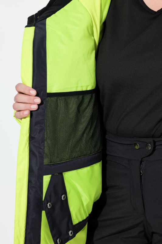 Яке с неонови цветни блокове