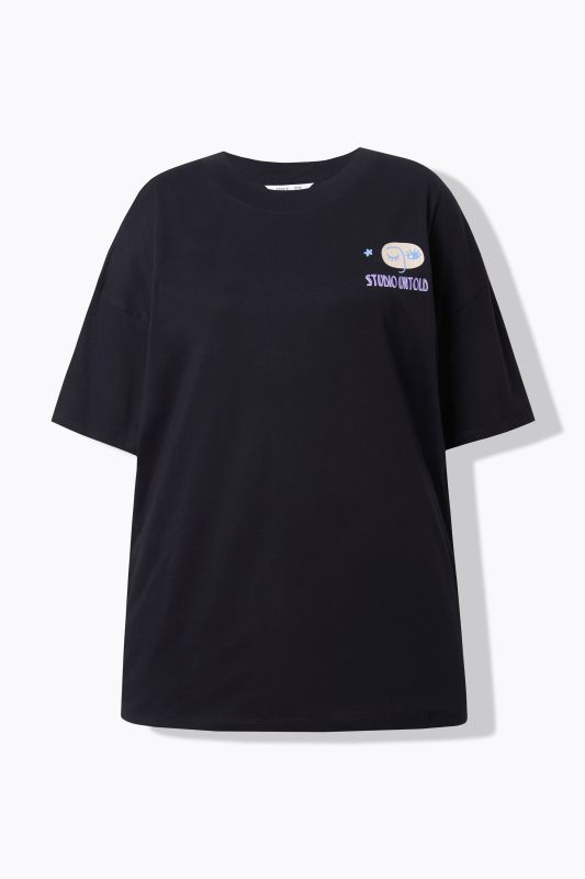 Тениска с принт на гърба