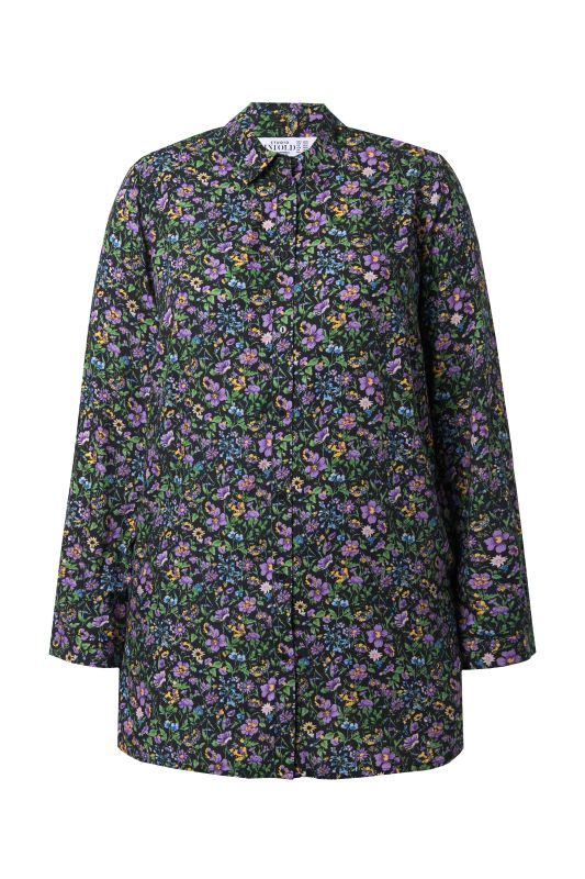 Риза с флорален принт