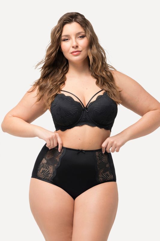 Sheer Paneled Maxi Briefs