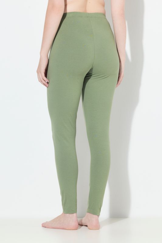 Basic Stretch Knit Ankle Length Leggings