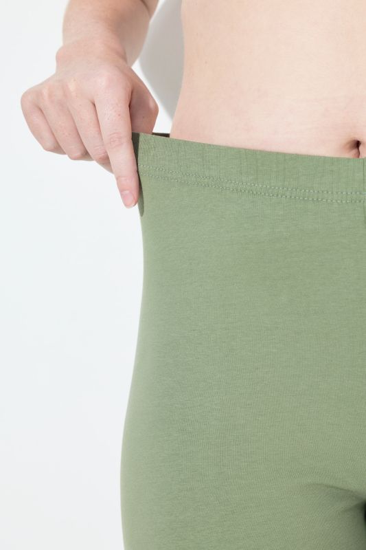 Basic Stretch Knit Ankle Length Leggings