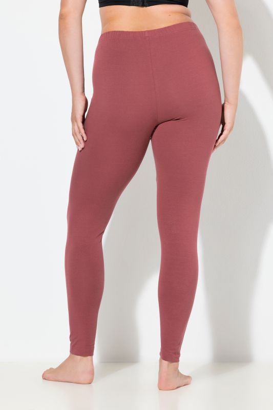 Basic Stretch Knit Ankle Length Leggings