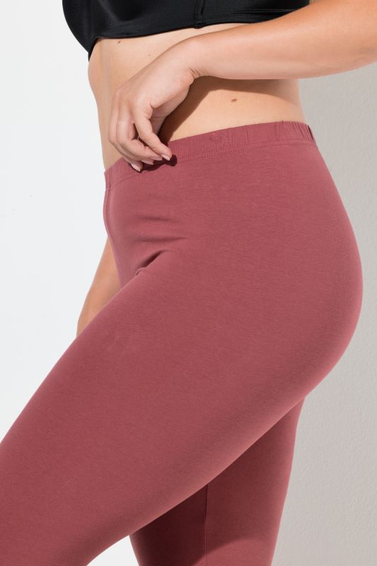 Basic Stretch Knit Ankle Length Leggings