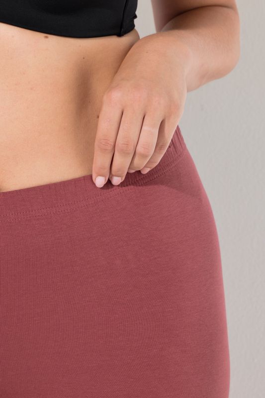 Basic Stretch Knit Ankle Length Leggings