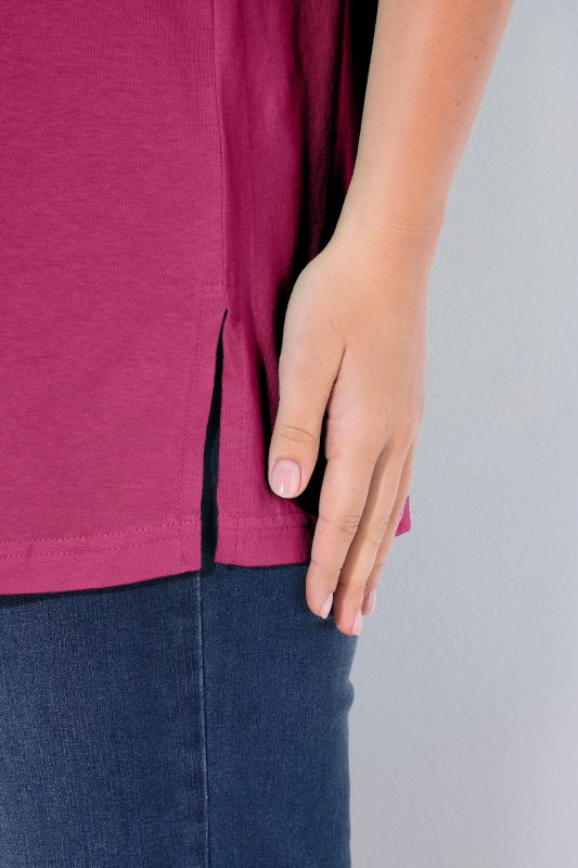 Basic Round Neck Short Sleeve Relaxed Fit  Tee