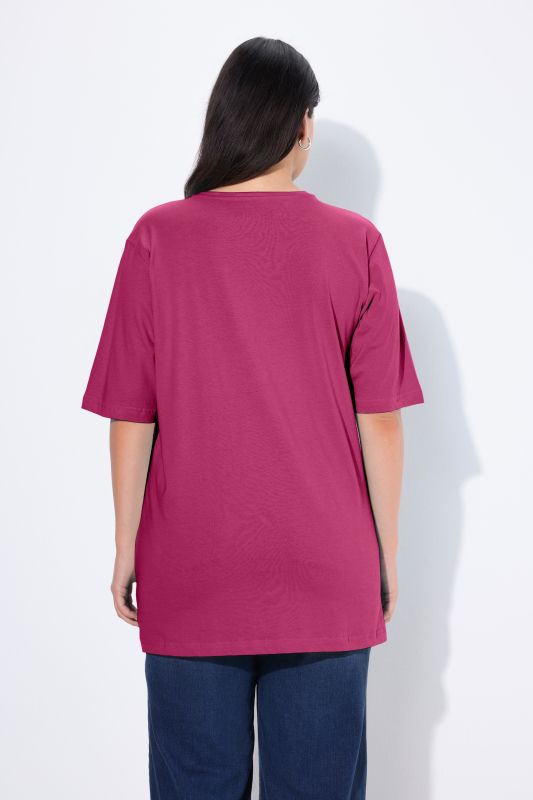Basic V-Neck Relaxed Fit Short Sleeve Tee