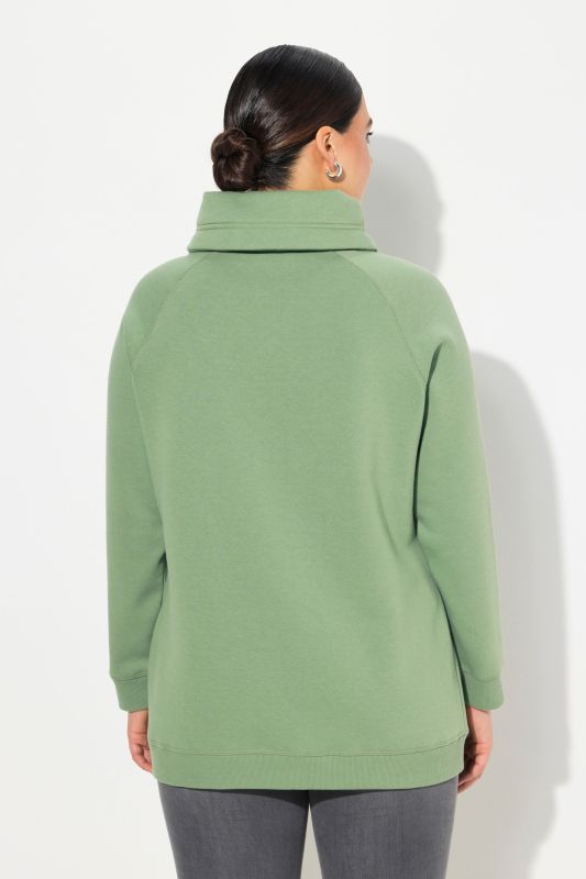 Drawstring Collar Sweatshirt