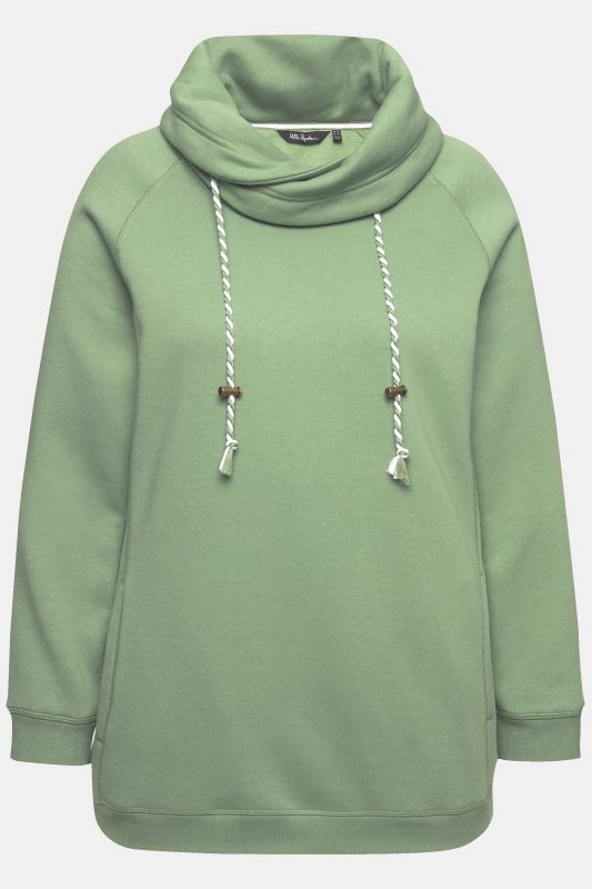 Drawstring Collar Sweatshirt