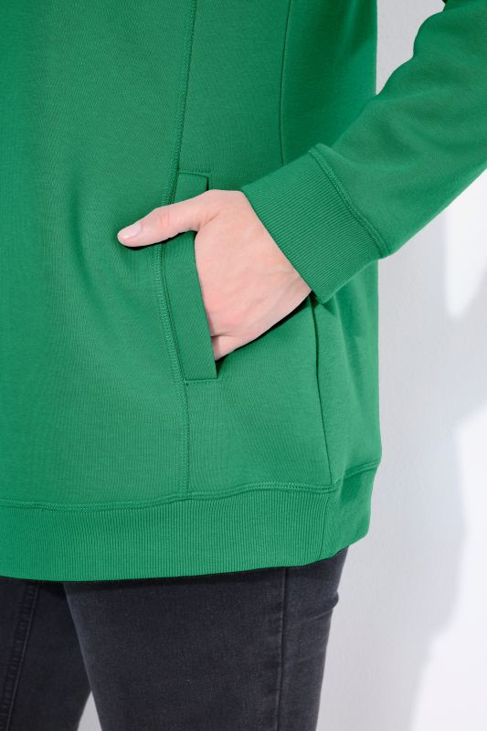 Drawstring Collar Sweatshirt