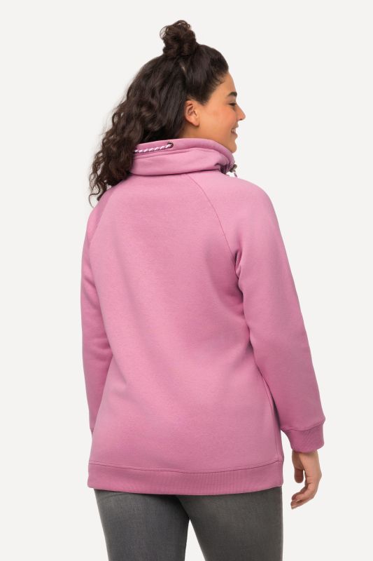 Drawstring Collar Sweatshirt
