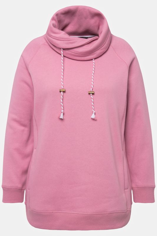 Drawstring Collar Sweatshirt