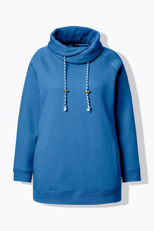 Drawstring Collar Sweatshirt