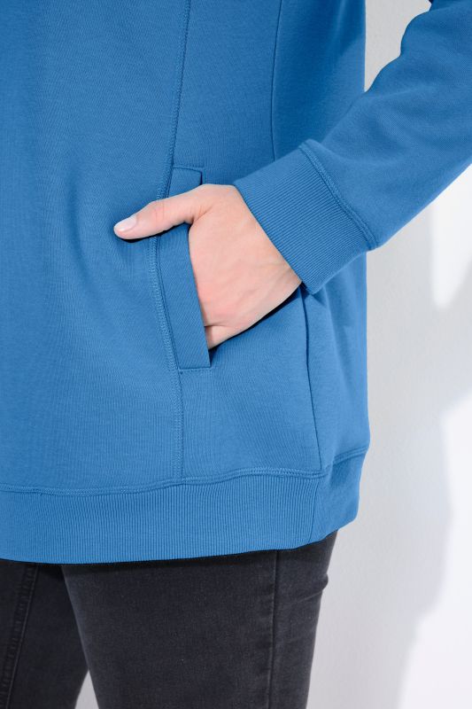 Drawstring Collar Sweatshirt