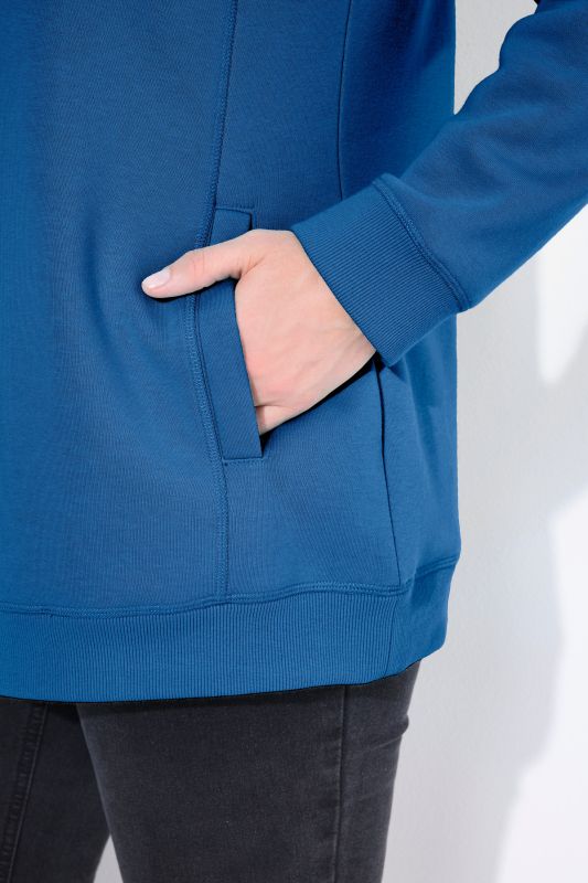 Drawstring Collar Sweatshirt