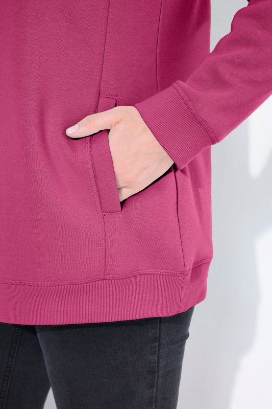 Drawstring Collar Sweatshirt