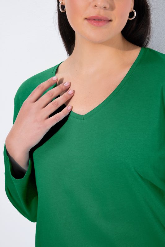 Back To Basics V-Neck Relaxed Fit Cotton Tee