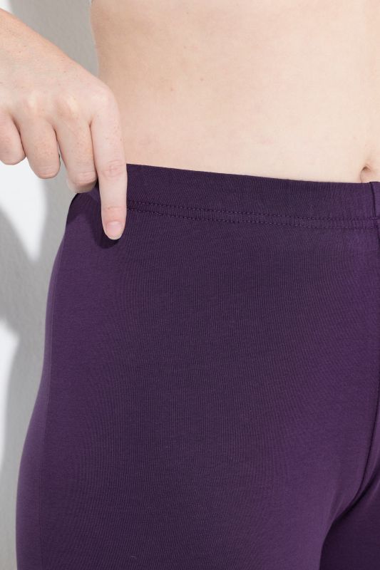 Eco Cotton Lace Trim Leggings