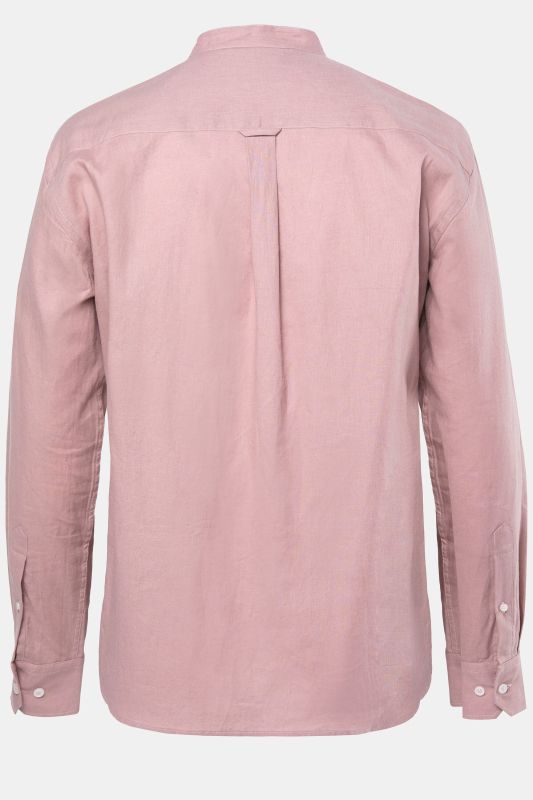 Риза ленена с дълги ръкави