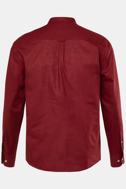 Риза ленена с дълги ръкави