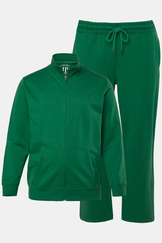 Tracksuit, 2-piece, loungewear, jacket and trousers, up to size 8XL