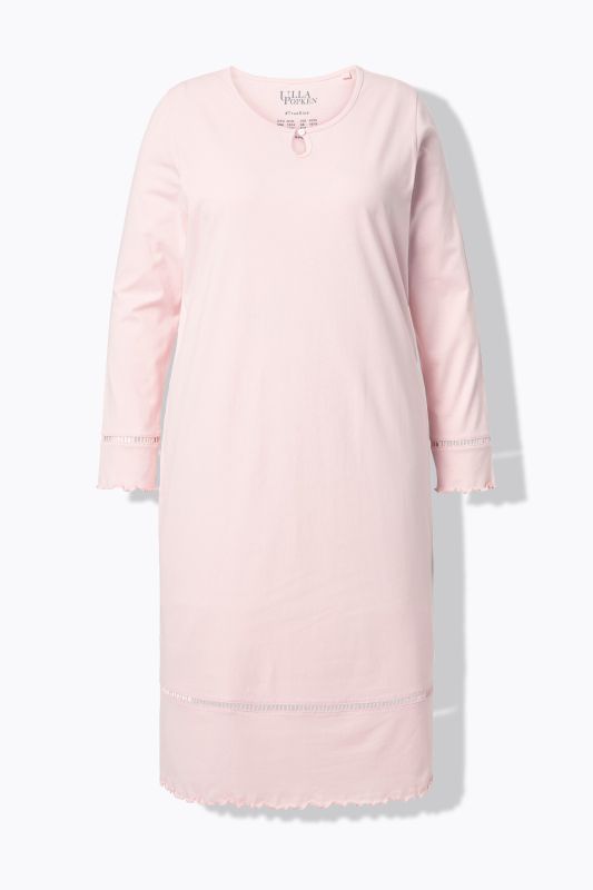 Нощница с дантелен подгъв