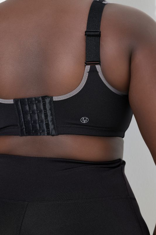 Сутиен спортен с мрежест акцент