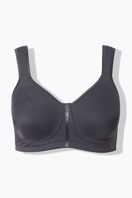 Satin Trim Wirefree Stretch Microfiber Wellness Bra
