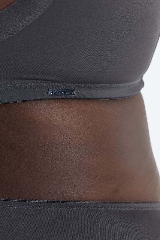 Satin Trim Wirefree Stretch Microfiber Wellness Bra