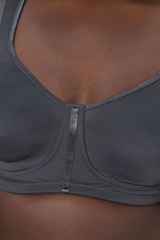 Satin Trim Wirefree Stretch Microfiber Wellness Bra