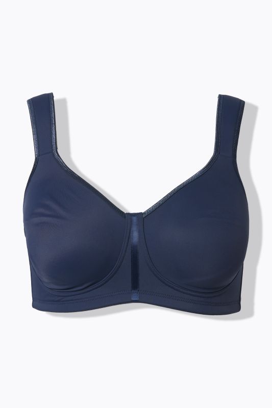 Satin Trim Wirefree Stretch Microfiber Wellness Bra