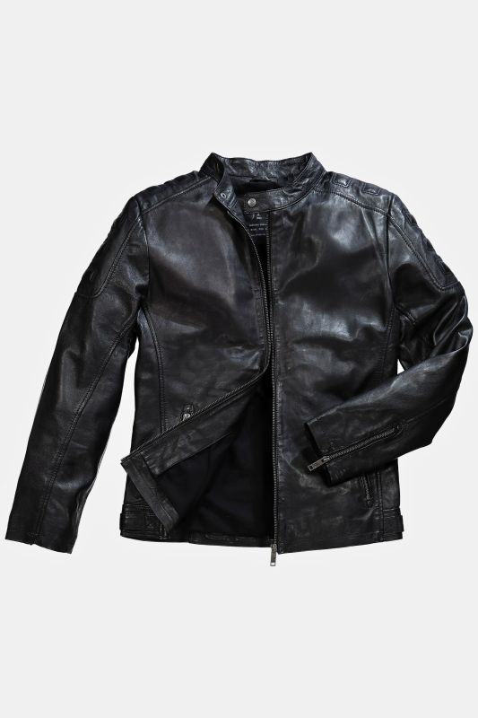 Яке кожено в мото стил