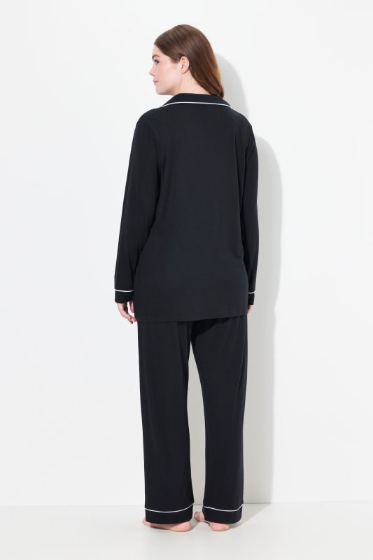 Пижама с контрастни акценти