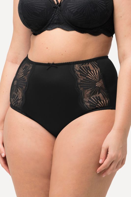 Sheer Paneled Maxi Briefs