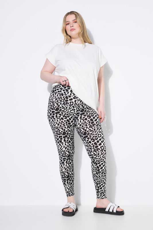 Leopard Print Cropped Leggings
