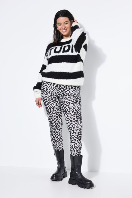 Leopard Print Cropped Leggings