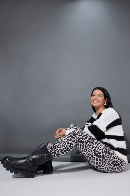 Leopard Print Cropped Leggings