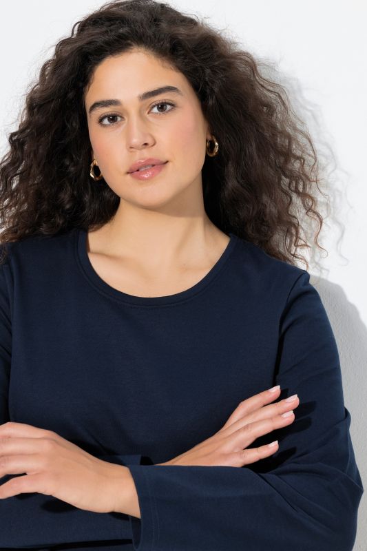 Суитчър с подгъв на риза