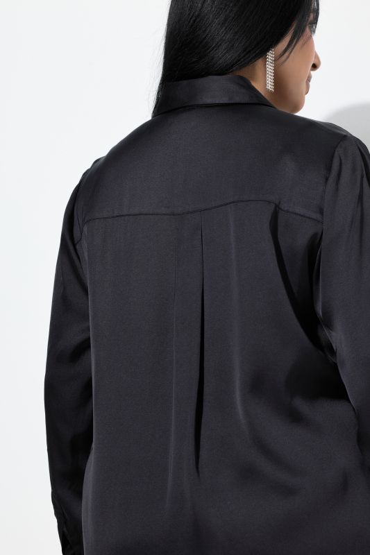 Риза с принт на лилии