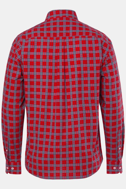 Риза с кариран принт