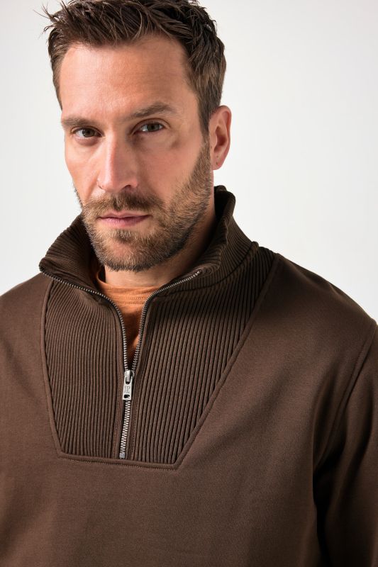 Half-zip sweatshirt